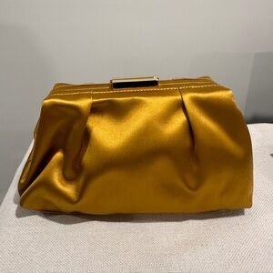 Demellier Florence Mini in mustard silk